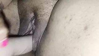 Wife taking all of Johnny Sins Fleshlight Dildo