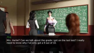 Big boobed boss ass fucked by big cock futanari