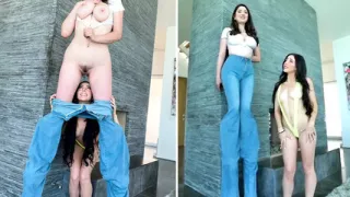 Camsoda - Hot Teen Licks And Sucks Super Tall Girl's Hairy Pussy