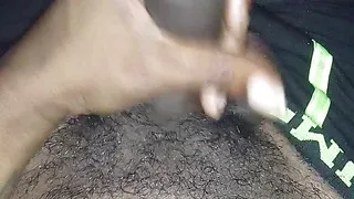 Daddy pull out Snickers Bar BBC and jack it