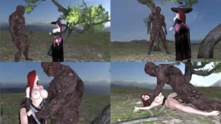 Sexy Witch With Big Tits Nailed By a Monster Cock