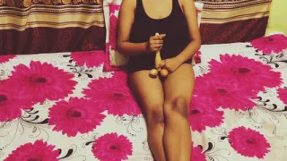 Horny Wife Plays with Lifelike Dildo - Feels Just Like the Real Thing!