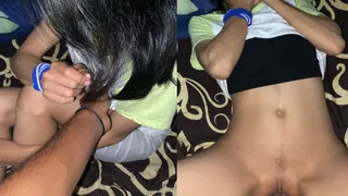 Viral Indonesian teen sex video narrow pussy in pain