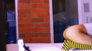 The art student and the artist go to the apartment to fuck.