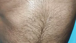 Sweaty body pissing in hotel toilet- no face only fantasy