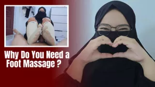 My Hijab Sister in Law Misunderstood About A Foot Massage - Minokiiko