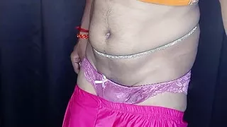 Remove sexy satin lagging and blouse