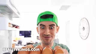 REALITY KINGS - Blondie Fesser Takes Control And Rides Her Stepson's Face & Cock Like a Pro