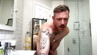 Eating my cum on cam