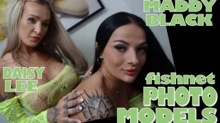 Daisy Lee and Maddy Black: Fishnet Photo Models - POVcentralVR