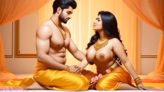 indian Couple gets Horny Watching Porn Together and rough sex