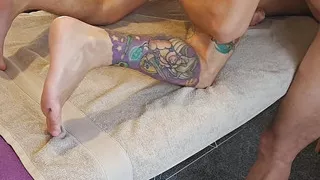 Hot Bareback Mesaage of My Step Father