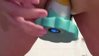 Asspussy Gets 4 New Toys: #1 10.25 Inch Circumference, 8.85 Inch Tall Vibrating Fist Dildo, OMG!