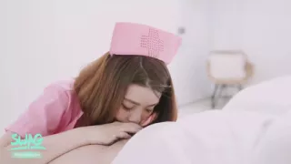 Horny Nurse Sucks and Swallows Every Drop
