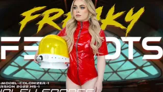 Retro Sci-fi Fembot Haley Spades Has a Tight Little Pussy and a Breeding Kink!  Free Full Scene