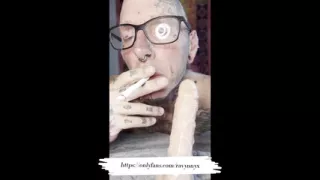 Split Tongue Smoking Blowjob