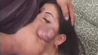 Horny Indian girl gets facialized by horny French studs