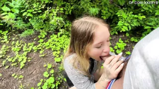 Eva  gives me the deepest blowjob - the best deepthroat I've ever had in my life