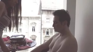 Impotent lingerie wearer must fuck his mistress with a prosthetic cock!