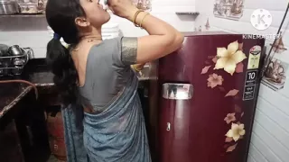 Stepmom Fucking with Her Stepson While Her Mother in Kitchen