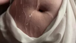 Slow motion wet tshirt