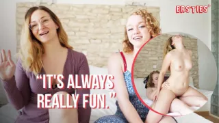 Ersties - Curvy Redheaded Sarah C Explores Her Fantasy With Nikita As She Uses a Strap On