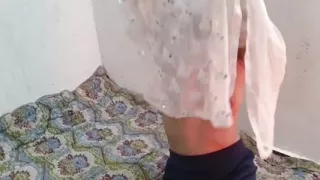 Cute step daughter ko ghar me pakad ke chod diya