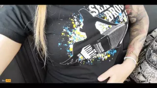 Fetish Parking Lot Car Masturbation