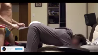 Amateur Boyfriends, Real Couple, Having Bareback Sex at Home