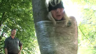 Threesome Outdoor BDSM