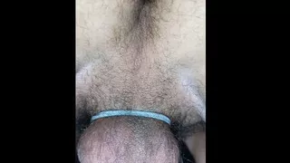 I masturbate in the bathroom and zoom in on my ass