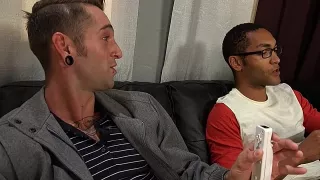 Gangbang mit blonder Tittenmilf