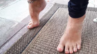 Amateur Blonde Mature Wife Enjoys Feet Worship