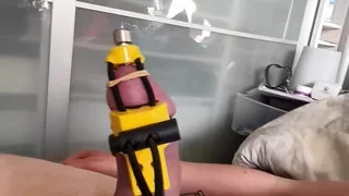 TENS. Electro play. Penis Plug. Dilator. Hands-free cum explosion - cock milked to the last drop! Intense cum