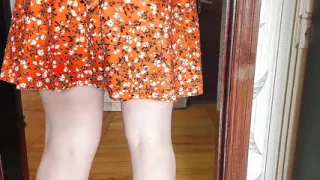 Shemale Sissy Crossdresser Girl Body Mini Skirt Hot Slut Blonde Kitty