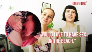 Ersties - Hot Lesbians Sally & Delfine Do Naughty Things In a Room