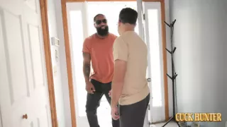 Wife's First Time with a Well-Endowed Lover - Her Husband Watches It All Unfold