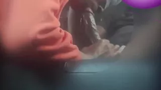 Throated in Front of Her Boyfriend's House