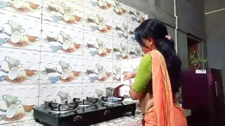 ????kitchen mai masti stepmom is a hot ass milf who likes to share the bed always with her handsome stepson.