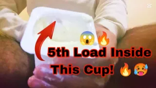 Moroccan Cream King - 5th Cumshot in a Danone Yogurt Cup ????????   Arab Fetish Fun ???? 4k