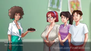 Summertime Saga XXX Gameplay - Art Class with HUGE Tit Squeezing