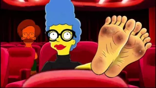 Housewife Mrs. Sinpsom Teases With Dirty Feet. JOI. Tarantino parody.. Cartoon Foot Fetish