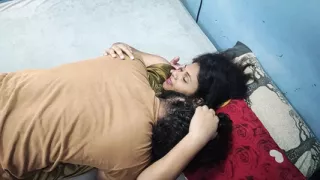 Nighty boobs suck romance of indian couples