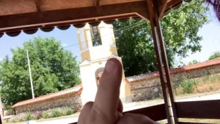 Naked in the nature at hot village