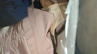 Pink panties on penis