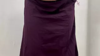 Nude boobs oil massage