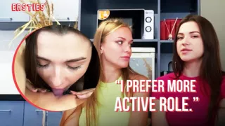 Ersties - Brunette Hayli Goes Down On Blonde Aislin Before Returning the Favor With a Strap On