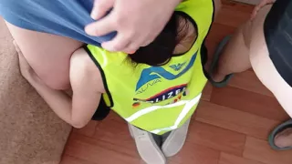 Three lesbian cops fucking in the police station