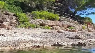 Made This Video on a Nude Beach in Spain. Love Playing with My Pussy in Places