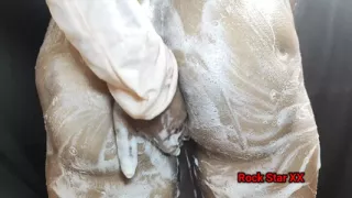 Desi Tamil wife nude bathing Video Recording Husband